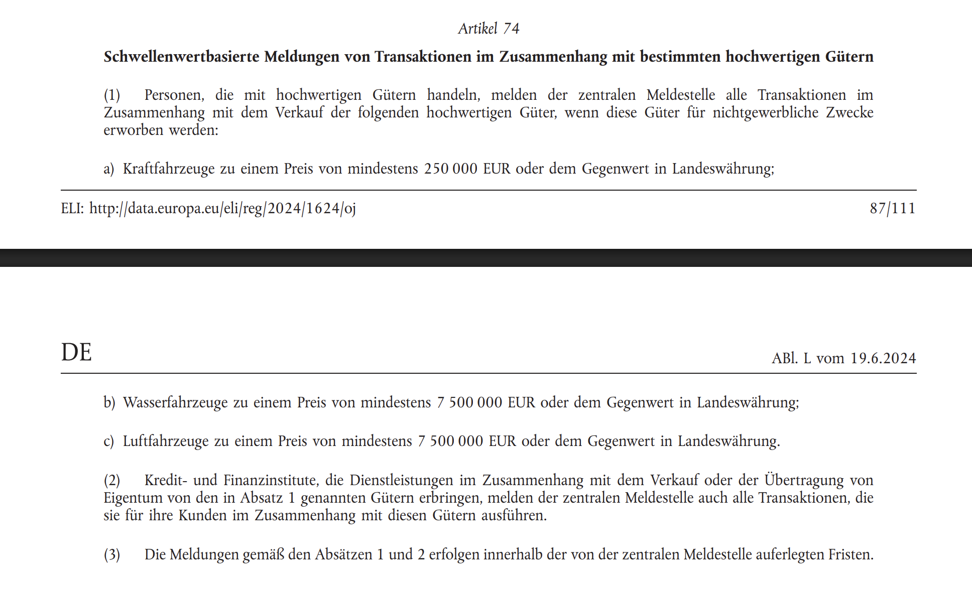 meldungspflicht vermögensregister