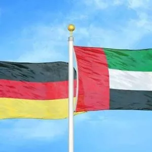 germany uae flags
