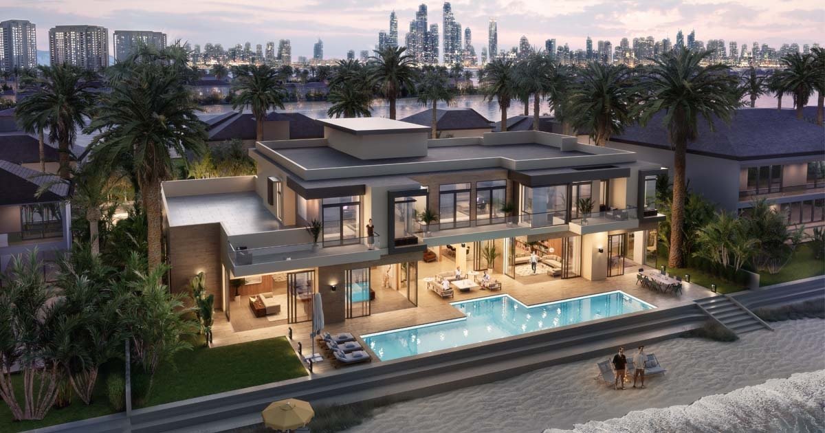 palm villa exterior