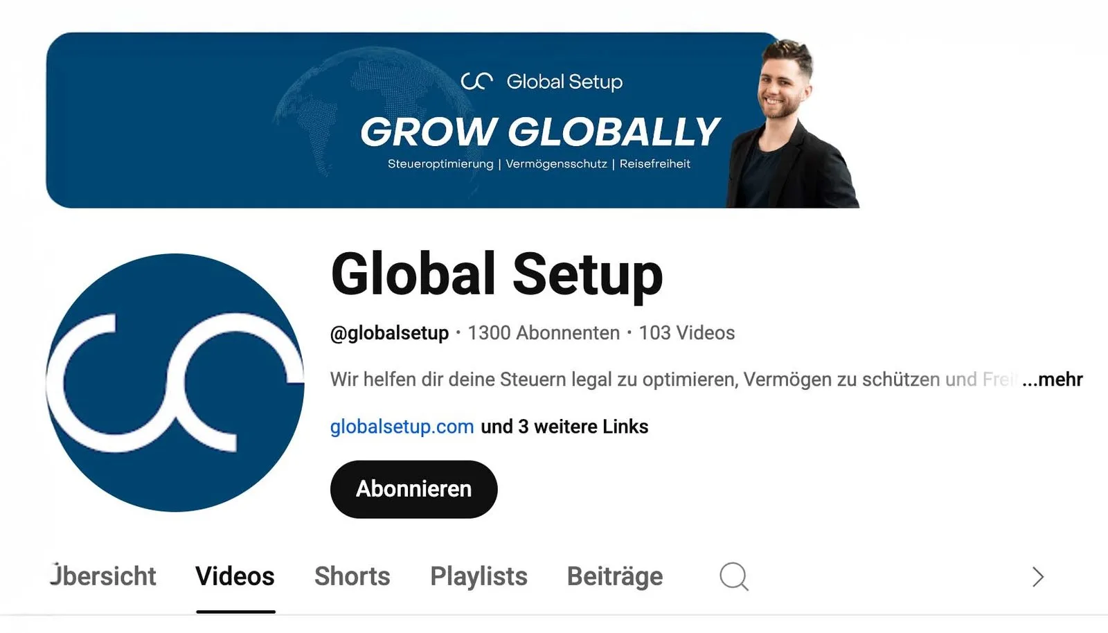 global setup youtube 2